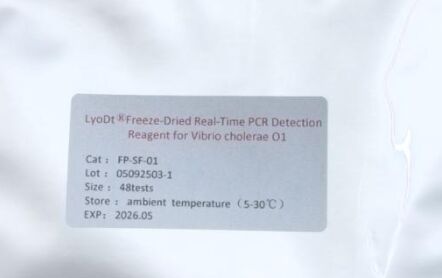 LyoDt® Dondurma Kurutulmuş Toz Vibrio cholerae O1 için Gerçek Zamanlı PCR Deteksi Reagent - Soğuk Zincir Gerekmiyor ve Tek Test Önceden Verildi