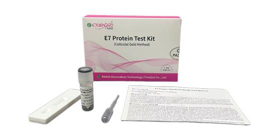 HPV E7 Servikal Kanser Taraması için Onkoprotein Test Kiti, 15 dakikalık sonuçlar, kendi örnekleme ve doğrudan kanser hücresi proteini tespiti